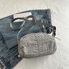 Bolso Cuadrado Pequeño de Estilo Simple Artístico Coreano 2024 Invierno Nuevo Color Sólido Casual Estilo Japonés Distintivo Bolso Bandolera de Hombro para Mujer