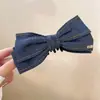 Pinza Banana para Cola de Caballo Alta Francesa Suave para Mujeres, Pinza de Pelo de Gama Alta para la Parte Posterior de la Cabeza, Pinza Vertical, Pinza de Cabello Retorcida de Una Sola Línea