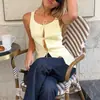 Novedad Primavera y Verano 2026 Chaleco Ajustado de Encaje con Cordones sin Hombros Moda Ropa de Trabajo Versátil Top Redondo sin Mangas para Mujer