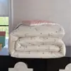 Celing Exports Manta Tejida de Algodón Lavable Oscura Frijol Otoño e Invierno Suave y Cera Nube Tejida Coreana Doble 2