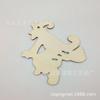 Botones de madera de Halloween decorativos para el festival de los fantasmas, virutas de madera, 10 por paquete