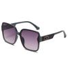 Gafas de sol personalizadas de nueva tendencia transfronteriza, gafas de sol cuadradas de moda para damas, gafas de sol con montura grande 6012, venta al por mayor