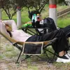 Cadeira de Praia para Pesca Camping Outdoor Portátil Ajustável Cadeira Concha para Sentar e Deitar Uso Duplo Escritório Descanso Cadeira Reclinável