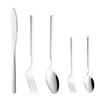Juego de Cubiertos de Acero Inoxidable Hotel Western Cuchillo para Bistec Tenedor Cuchara Restaurante Cuchara para Postre Tenedor Hogar Cuchara para Niños