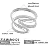 Moda Europea y Americana Estilo Nuevo Pulsera de Metal en Espiral de Múltiples Capas Acero Inoxidable Chapado en Oro de 18K Pulsera de Alta Gama Brazalete