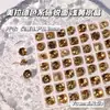 Pedras de Strass de Vidro de Cristal K9 de Alta Qualidade, Vendidas Quentes Transfronteiriças, Pedras de Strass Redondas Facetadas Shiyue de 8,1 mm com Fundo Pontudo para Decorações de Nail Art