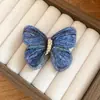 Nuevo Pasador de Pelo Tejido Mariposa Estilo Chino con un Toque de Alta Gama, Elegancia Retro Exquisita, Pinza Lateral, Pinza de Pato, Accesorio para el Cabello de Nicho de Lujo Ligero