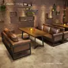 Bar de estilo industrial, salón, asientos en cabina, sofá, cafetería, restaurante de barbacoa, restaurante occidental, bar de música, taberna, juego de mesa y silla