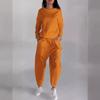 2024 Otoño Nuevo Estilo Europeo y Americano Cordones Múltiples Bolsillos Moderno Deportivo Color Sólido Conjunto de Pantalones Casual Versátil