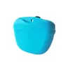 Bolsa de Petiscos de Silicone para Animais de Estimação, Bolsa de Cintura para Treinamento e Alimentação de Cachorros ao Ar Livre, Fácil de Limpar, com Fivela, Caixa Portátil de Alimentação para Gatos e Cachorros para Passeios