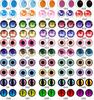 Diy Acessórios Tempo Gem Vidro Dos Desenhos Animados Brinquedo de Pelúcia Globo Ocular Boneca Globos Oculares Simulação Olhos de Animais