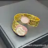 Nova Pulseira de Pérolas Naturais Barrocas, Pulseira Personalizada de Cristal Turquesa Estilo Retro Europeu e Americano, Joias Atacadistas Transfronteiriças