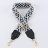 Venta directa de fábrica de correas de hombro ajustables, nuevas correas de hombro de jacquard con diamantes, correas de hombro cruzadas de 5 cm de ancho.