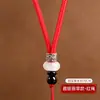 Acessórios de Ágata e Jade Naturais, Cordões para Pendurar, Acessórios de Prata Xizang, Colares, Cordões Vermelhos, Cordões Cor de Café, Vários Estilos de Cordões de Jade