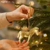 Chaveiro de Dinossauro de Aves Sólido Transfronteiriço Enfeite de Árvore de Natal para Carro Modelo de Simulação de Animal Presente para Casa