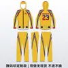 Conjunto de ropa deportiva personalizada para otoño e invierno con cremallera completa y patrón personalizado, conjunto de uniformes de club de baloncesto y fútbol totalmente personalizados