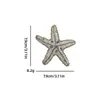 Nuevo Comercio Exterior Hecho a Mano Estrella de Mar de Perlas Joyería Pequeña Broche Colgante Independiente Accesorios al por Mayor DIY Encaje