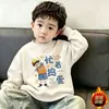 Moletom Infantil Outono 2026 Novo Estilo para Crianças de Média e Mais Velhas Tie-Dye Degradê Gola Redonda Blusa Fofa Tendência Infantil Pulôver
