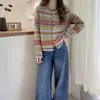 Cardigan de Punto de Estilo Retro Étnico, de Manga Larga, con Botones, Cómodo, Suave, Agradable para la Piel, Cálido, Nuevo Estilo para Primavera y Otoño, Navidad