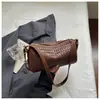 E-commerce Transfronteiriço Nova Bolsa Feminina Alta Aparência Textura Trançada Bolsa Pequena Moda Comute Portátil de Ombro Bolsa Transversal ins