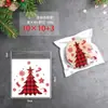 Bolsa de Dulces Navideños Snacks para Hornear Bolsa Autoportante Máquina de Regalo Navideño Bolsa Sellada con Máquina Galletas Copo de Nieve Crujiente Bolsa de Empaque