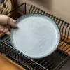 Platos de Cerámica Estilo Japonés, Platos Vintage para Desayuno Doméstico, Platos para Ensalada, Vajilla Redonda, Platos para Presentación de Pasta al por Mayor