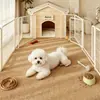 Tapete de Chão para Pet de Cor Sólida, Sisal Sintético, Anti-Arranhão de Gato, Resistente a Rasgos, Resistente a Manchas, Tapete Especial para Camas de Cachorro e Gato, Adequado para Todas as Estações, Lavável à Máquina