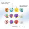 [Somente para Exportação] Bolas de Sal de Banho Temáticas Oceânicas Transfronteiriças 60g*12 Peças Bolas de Banho de Espuma Caixa com Conjunto para Crianças