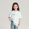 Pudding Haru Roupa de Verão Infantil para Meninas, Camiseta Casual Versátil Estilosa de Manga Curta, Nova Coleção Verão 2025 com Letra