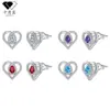 Pendientes de Plata de Ley S925 con Pasador Bañado en Oro Real, Forma de Corazón con Circonita para Mujer, Pendientes de Moda de Lujo Ligero con Circonitas Que No Se Desvanecen