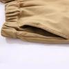 Pantalones Largos Caqui para Niños y Niñas 2026, Pantalones Gruesos con Forro de Felpa para Niños, Pantalones Casuales Azul Marino para Niños de Primaria