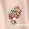 Moda Coreana Cor Diamante Liga Borboleta Broche Moda Personalizado Terno Casaco Anti-corrida Luz Personalizada Corsage Acessórios
