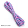 Paquete de Materiales para Pulsera Collar DIY Hecho a Mano con Cuentas, Cuerda Paracord Luminosa de Nylon Multicolor de 7 Hilos, Accesorios de Joyería