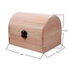 Dropshipping Transfronterizo Caja de Almacenamiento de Madera de Pino Caja de Joyería de Madera para el Hogar Adorno de Madera de Pino Caja de Madera Maciza Caja de Almacenamiento Arqueada