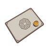 Jogo Americano Vintage Chinês Impermeável à Prova de Óleo Isolante Térmico Mat para Mesa de Jantar Jogo Americano de Couro PU Sem Lavagem à Prova de Poeira Retangular