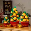 Decoração de Ano Novo, Laranjeira da Fortuna, Bancada de Mesa, Flores de Natal, Prosperidade e Boa Sorte, Enfeites do Festival da Primavera