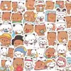 Al por mayor en stock 100 piezas de pegatinas de Stitch Dibujos animados Lindas pegatinas de Stitch Sin repetición Impermeables Autoadhesivas Manual
