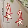 Nuevos Productos Transfronterizos: Bastones de Caramelo Navideños, Caramelo Decorativo Pintado Galvanizado, Adornos para Árbol de Navidad