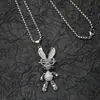 Cadena de Titanio de Moda Hip-Hop Unisex Gargantilla Larga Genial Accesorio de Moda Colgante de Moda Cadena Sencilla para Suéter Estilo Ins
