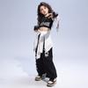 Ropa de baile hip-hop jazz para niños pantalones para niñas top moderno ropa de moda grupo de mujeres moderno cool jazz ropa de actuación para niños