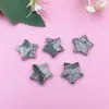 Amazon Piedra Natural Cristal 20mm Estrella de Cinco Puntas No Porosa Colgante Estrella Luna Joyería Pequeños Adornos de Estrella Accesorios