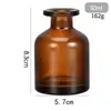Botella de aromaterapia de hotel, botella vacía, botella grande de vidrio de color spray, botella difusora de varillas de ratán, decoración de aromaterapia para oficina y casa de huéspedes