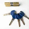 Cilindro de Cerradura de Apertura Doble Y-70Mm de Cobre Puro al por Mayor para Puertas de Madera Interiores, Tipo Universal, Accesorios para Cerraduras de Puertas de Dormitorio Interiores