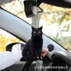 Amazon 2022 nuevo colgante para coche de gato negro creativo colgante para espejo retrovisor de coche de gatito colgante decorativo