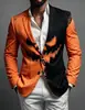 Nueva Chaqueta de Traje a Cuadros de Fila Única con Dos Botones de Comercio Exterior Transfronterizo para Hombre, Parte Superior de Traje Casual Ajustada para Hombre