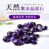 Pedras Rolantes de Partículas Grandes Roxo Sonhador Prontas de Fábrica, Pedras de Polimento Aleatório Amorfas, Pedras de Mineração para Crianças Atacado