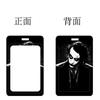 Set de Tarjetas Payaso Heath Ledger Bolsa para Tarjeta de Comida Estudiantil Correa Larga Tarjeta de Acceso al Autobús Tarjeta Horizontal y Vertical Set de PVC Al por Mayor