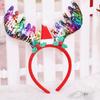 Decoraciones Navideñas Hebilla para la Cabeza Cabeza de Muñeco de Nieve Caña Banda para el Cabello de Navidad Banda para el Cabello de Performance Nocturna Niños Adultos Accesorios de Performance