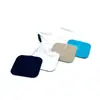 Electrodos para Fisioterapia 5*5cm Tipo Pin Autoadhesivos Parches de Masaje Parches de Gel para Músculos Pectorales para Instrumentos de Frecuencia Media y Baja