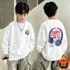 Sudadera con forro polar para niño, elegante ropa de otoño para niños, nuevo modelo 2026, suéter para niño, top de camiseta de manga larga para bebés y niños pequeños